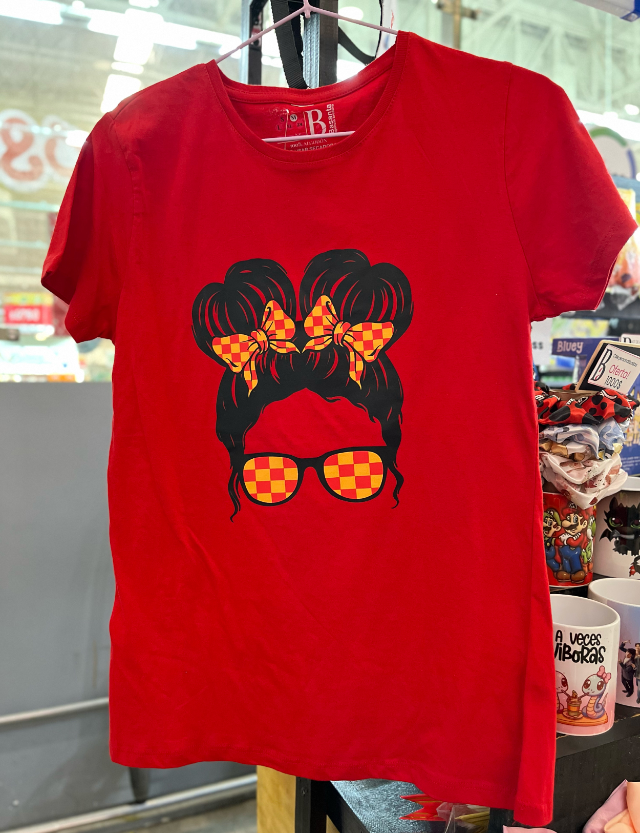 POLERA DE DAMA ROJA