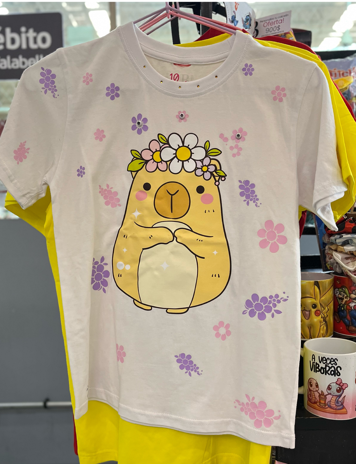 POELRA DE NIÑA CAPIBARA