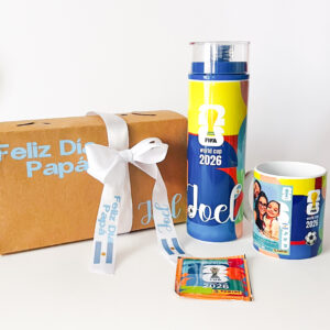 Set Mundialista Personalizado: Botella + Tazón + Lámina personalizada de obsequio